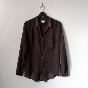 Helmut lang silk blouse